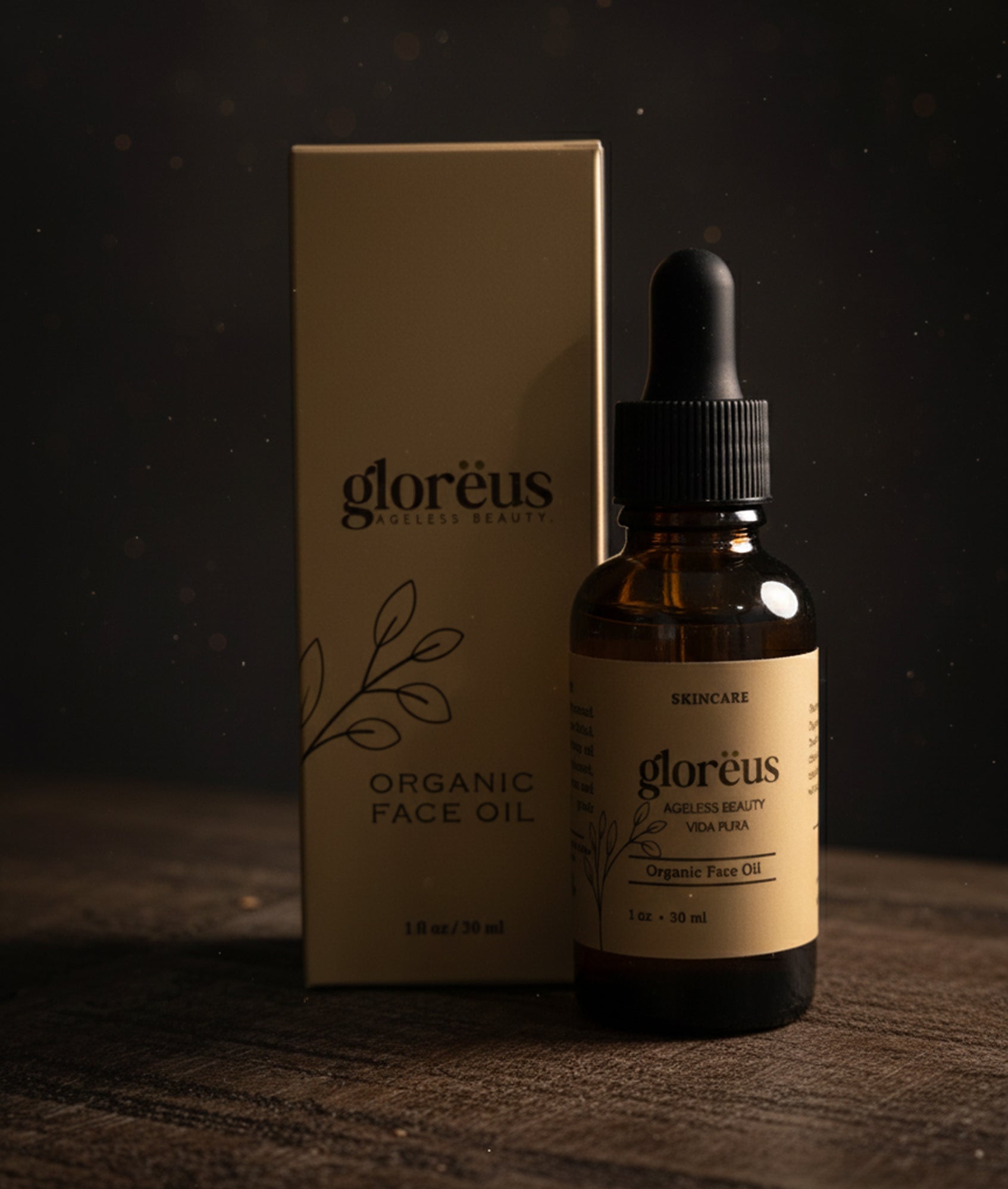 glorëus | Natural Organic Face Oil for Deep Hydration and Ageless Beauty